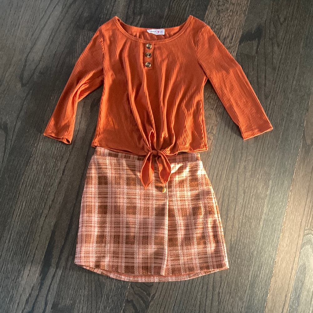 Beautees top and skirt